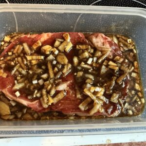 Dickes Entrecote in Mariande