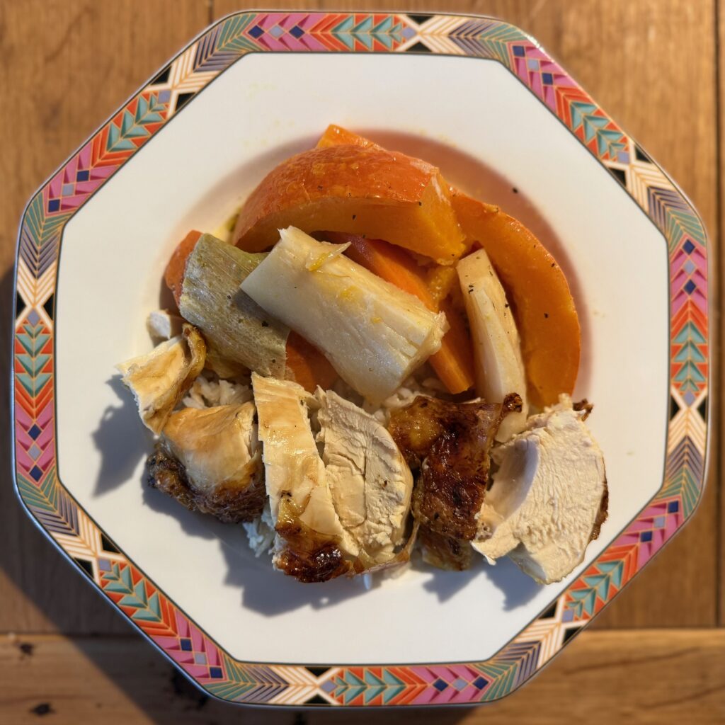 Hühnerbrust mit Herbstgemüse