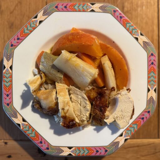 Hühnerbrust mit Herbstgemüse